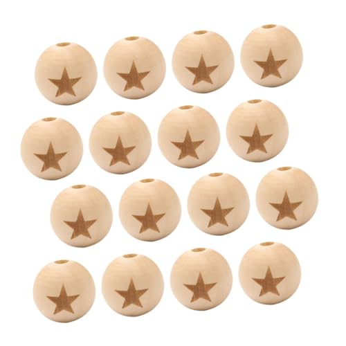 Homoyoyo 50Stücke Holzperlen Für DIY Bastelprojekte Handgemachte Perlen Langlebigem Schima Superba Zubehör Für Schmuck Und Bastelideen Homoyoyo 50Stücke Holzperlen Für DIY Bastelprojekte Handgemachte Perlen Langlebigem Schima Superba Zubehör Für Schmuck Und Bastelideen von Homoyoyo