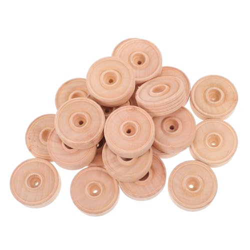 Homoyoyo 50Stücke Holzräder für DIY Handgefertigte Bastelzubehör für Langlebige Holzmaterialien für Kreative Projekte für Bastelenthusiasten Homoyoyo 50Stücke Holzräder für DIY Handgefertigte Bastelzubehör für Langlebige Holzmaterialien für Kreative Projekte für Bastelenthusiasten von Homoyoyo