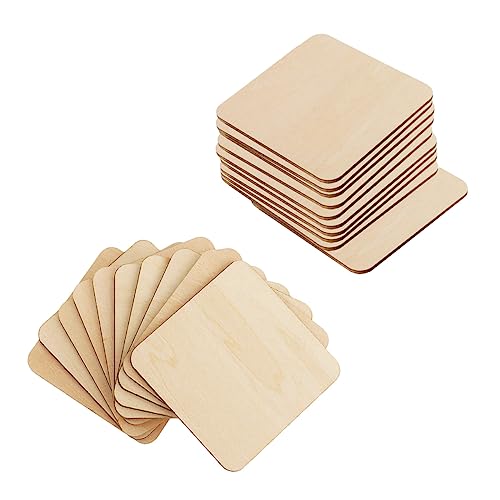 Homoyoyo 50Stücke Holzscheiben für DIY Dekorationen Unlackierte Holzmalerei Zubehör für Kunsthandwerk für Bastelprojekte Tischdeko und Wohnaccessoires Homoyoyo 50Stücke Holzscheiben für DIY Dekorationen Unlackierte Holzmalerei Zubehör für Kunsthandwerk für Bastelprojekte Tischdeko und Wohnaccessoires von Homoyoyo