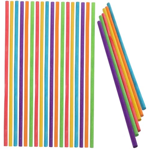 Homoyoyo 50Stücke Holzstäbchen für DIY Bastelmaterial für Skulpturen für Projekte von Homoyoyo