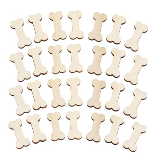 Homoyoyo Unbehandeltes Holz Hundeknochen 50 Stück Geformte Verzierungen Für Projekte Homoyoyo Unbehandeltes Holz Hundeknochen 50 Stück Geformte Verzierungen Für Projekte von Homoyoyo