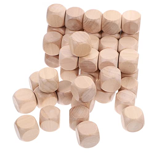 Homoyoyo 50Stücke Leere Holzwürfel Unfertige Holzblöcke Für Bastelarbeiten DIY Projekte Spielwürfel Für Spiele Homoyoyo 50Stücke Leere Holzwürfel Unfertige Holzblöcke Für Bastelarbeiten DIY Projekte Spielwürfel Für Spiele von Homoyoyo