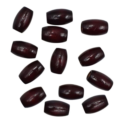 Homoyoyo 50Stücke Ovale Holzperlen Weinrot Abstandsperlen Für Halsketten Charm Abstandshalter Und DIY Bastelarbeiten Für Schmuckherstellung Und Girlanden Homoyoyo 50Stücke Ovale Holzperlen Weinrot Abstandsperlen Für Halsketten Charm Abstandshalter Und DIY Bastelarbeiten Für Schmuckherstellung Und Girlanden von Homoyoyo