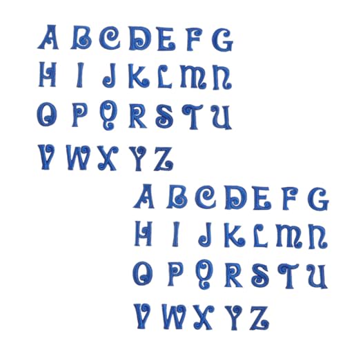 Homoyoyo 52 Stück Teiliges Alphabet Aufbügelbare Gestickte Patches mit Heißschmelzkleber für Kleidung Jeans Hüte Schuhe DIY Dekorative Buchstaben Applizieren Homoyoyo 52 Stück Teiliges Alphabet Aufbügelbare Gestickte Patches mit Heißschmelzkleber für Kleidung Jeans Hüte Schuhe DIY Dekorative Buchstaben Applizieren von Homoyoyo