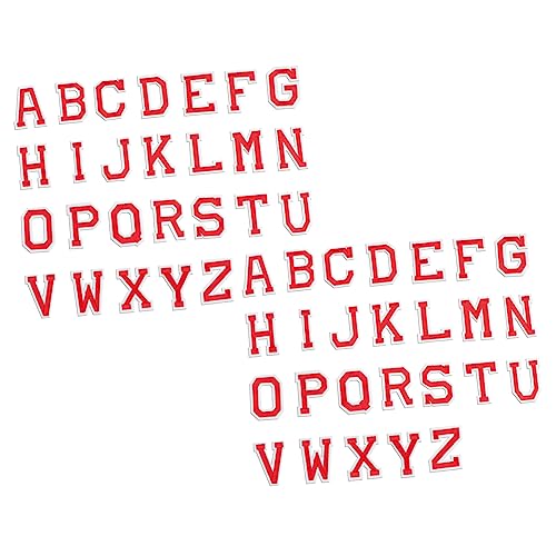 Homoyoyo 52 Stück Teiliges Bügelbuchstaben Patches in Rot und Bestickte Applikationen zum Aufnähen und Aufbügeln Langlebig und Hautfreundlich für DIY Kleidung Schuhe Rucksäcke und Hüte Homoyoyo 52 Stück Teiliges Bügelbuchstaben Patches in Rot und Bestickte Applikationen zum Aufnähen und Aufbügeln Langlebig und Hautfreundlich für DIY Kleidung Schuhe Rucksäcke und Hüte von Homoyoyo
