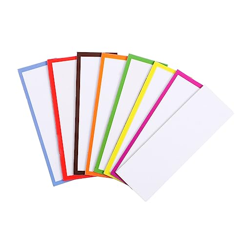 Homoyoyo 54 Stück Magnetische Namens aufkleber beschreibbare magnete magnetische namensschilder für Whiteboard magnetische etiketten aufkleber farbig leere etikettenmagnete das Haustier von Homoyoyo
