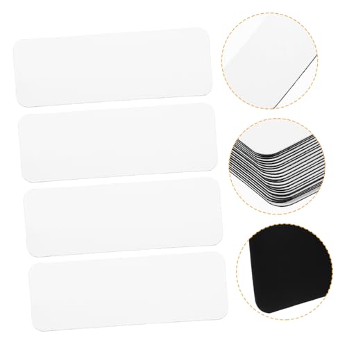 Homoyoyo 54 Stück Magnetische Whiteboard Etiketten Wiederverwendbare Beschreibbare Labels für Büro und Zuhause zur Organisation und Dekoration Langlebig und Sicher Haftend von Homoyoyo