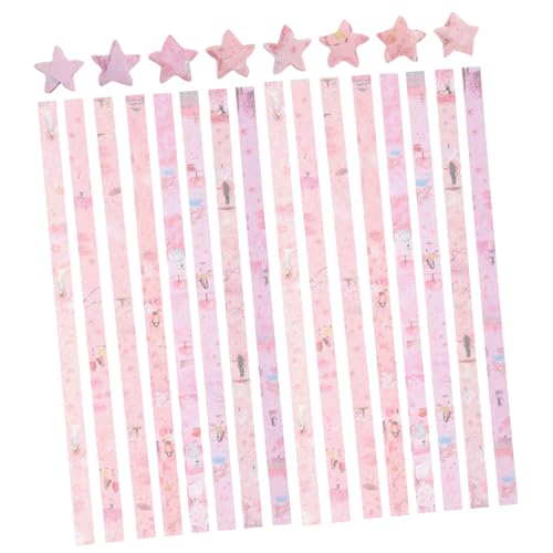 Homoyoyo 540Stücke Leuchtende Origami Papierstreifen DIY Stern Faltpapier für Kreative Bastelprojekte für Weihnachtsdekoration und Partygestaltung Homoyoyo 540Stücke Leuchtende Origami Papierstreifen DIY Stern Faltpapier für Kreative Bastelprojekte für Weihnachtsdekoration und Partygestaltung von Homoyoyo