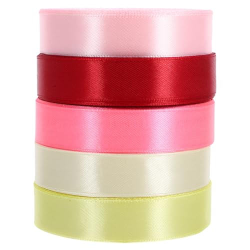 Homoyoyo 5Rollen Geschenkband Breit Farben Weinrot für Geschenkverpackungen DIY Dekorationen und Bastelprojekte Homoyoyo 5Rollen Geschenkband Breit Farben Weinrot für Geschenkverpackungen DIY Dekorationen und Bastelprojekte von Homoyoyo