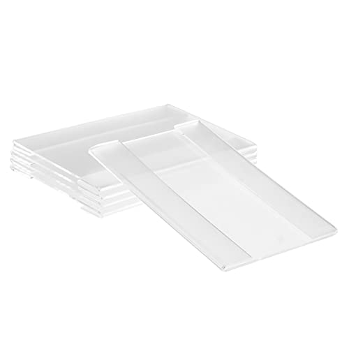 Homoyoyo 5Stücke Acryl Tischschildhalter für Menükarten und Preisschilder Transparenter Displaysockel Vielseitig Einsetzbar für Restaurants Hochzeiten Langlebig von Homoyoyo