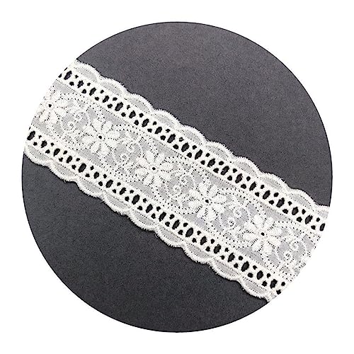 Homoyoyo 5Stücke DIY Baumwoll Spitzenband mit Besticktem Design für Kleidung Accessoires und Kreative Nähprojekte Langlebig und Vielseitig Zuschneidbar von Homoyoyo