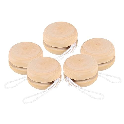 Homoyoyo 5Stücke DIY Holz Yo Yo Bälle Unbemalt und zum Gestalten Graffiti für Kreative Bastelprojekte für Sicher und Langlebig Homoyoyo 5Stücke DIY Holz Yo Yo Bälle Unbemalt und zum Gestalten Graffiti für Kreative Bastelprojekte für Sicher und Langlebig von Homoyoyo