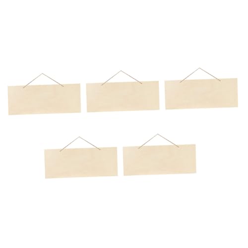 Homoyoyo 5Stücke Hängende Holztafeln Unfertige Holzschilder für DIY Bastelprojekte Glatte Oberfläche Hochwertiges Material für Handarbeiten und Dekoration Homoyoyo 5Stücke Hängende Holztafeln Unfertige Holzschilder für DIY Bastelprojekte Glatte Oberfläche Hochwertiges Material für Handarbeiten und Dekoration von Homoyoyo