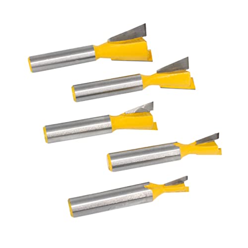 Homoyoyo 5Stücke Router Bits Hartmetall Legierung Fräser Für Holzarbeiten Dovetail Fräser Mit Schaft Für Präzise Holzverbindungen Und Fräsarbeiten Homoyoyo 5Stücke Router Bits Hartmetall Legierung Fräser Für Holzarbeiten Dovetail Fräser Mit Schaft Für Präzise Holzverbindungen Und Fräsarbeiten von Homoyoyo