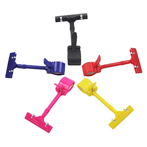 Homoyoyo 5Stücke Teiliges Preisschild Clips für Einzelhandel Rotierbar Stabil Geeignet für Supermärkte und Geschäfte Langlebig und Installieren für Werbung von Homoyoyo