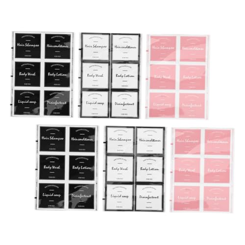 Homoyoyo 6 Blätter Abnehmbare Mittlere Badezimmeretiketten für Shampoo Conditioner und Lotion Vielseitig für Spenderflaschen Klare Beschriftung Stilvolles Minimalistisches Design für Reise Homoyoyo 6 Blätter Abnehmbare Mittlere Badezimmeretiketten für Shampoo Conditioner und Lotion Vielseitig für Spenderflaschen Klare Beschriftung Stilvolles Minimalistisches Design für Reise von Homoyoyo