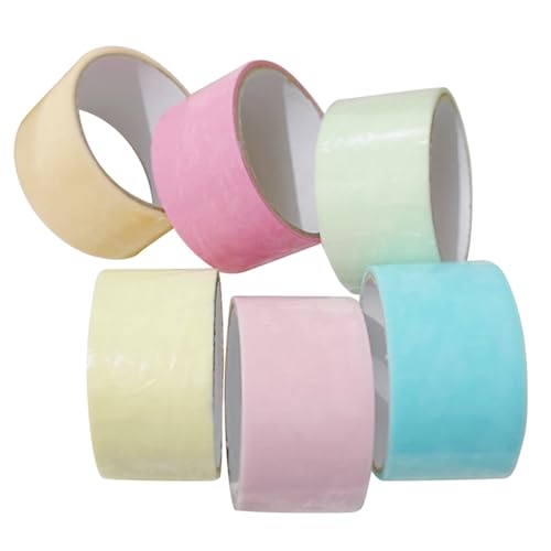 Homoyoyo 6 Rollen Buntes Klebeband Sticky Ball Tape Dekompressionsspielzeug Klebebandrollen Vielseitig für Basteln Stressabbau und Hand augen koordination Sicher Langlebig Farbenfroh Homoyoyo 6 Rollen Buntes Klebeband Sticky Ball Tape Dekompressionsspielzeug Klebebandrollen Vielseitig für Basteln Stressabbau und Hand augen koordination Sicher Langlebig Farbenfroh von Homoyoyo