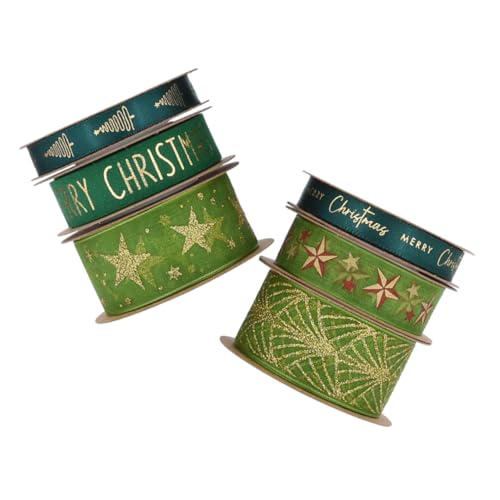 Homoyoyo 6 Rollen Grünes Glitzerdrahtband Vielseitiges Geschenkband für Geschenkverpackungen Haarschleifen Blumenarrangements und Festliche Dekorationen Leicht Langlebig für Diy Feiern Homoyoyo 6 Rollen Grünes Glitzerdrahtband Vielseitiges Geschenkband für Geschenkverpackungen Haarschleifen Blumenarrangements und Festliche Dekorationen Leicht Langlebig für Diy Feiern von Homoyoyo
