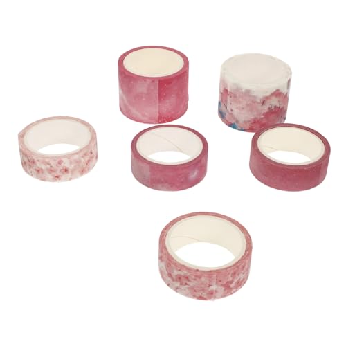 Homoyoyo 6 Rollen Handgefertigte Washi Tape Dekorative DIY Klebebänder für Tagebuch Scrapbook Geschenkverpackung Lichtechte Muster Leicht Vielseitig für Journaling und Bastelbedarf Homoyoyo 6 Rollen Handgefertigte Washi Tape Dekorative DIY Klebebänder für Tagebuch Scrapbook Geschenkverpackung Lichtechte Muster Leicht Vielseitig für Journaling und Bastelbedarf von Homoyoyo