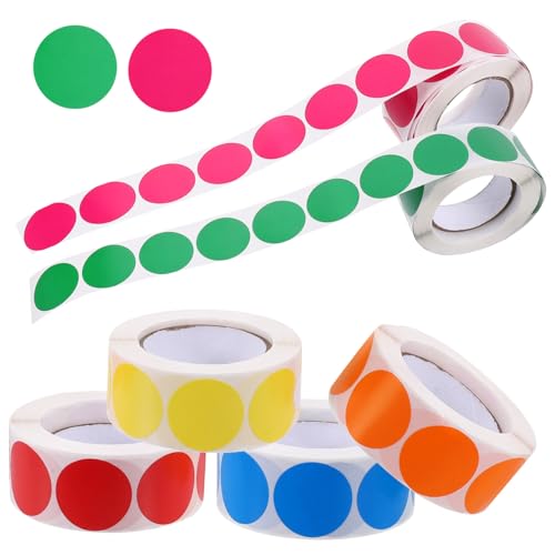Homoyoyo 6 Rollen Punkt etiketten Selbstklebend Farbige Markierungspunkte pro Vielseitige runde Aufkleber Label Sticker zum Beschriften Sortieren und Organisieren für Haushalt Büro und DIY Homoyoyo 6 Rollen Punkt etiketten Selbstklebend Farbige Markierungspunkte pro Vielseitige runde Aufkleber Label Sticker zum Beschriften Sortieren und Organisieren für Haushalt Büro und DIY von Homoyoyo