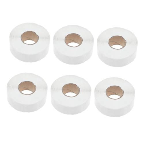 Homoyoyo 6 Rollen Runde Selbstklebende Etiketten Dot Sticker für Büro Einzelhandel Zuhause Klassenzimmer pro Rolle Einfach Beschreibbar Starke Haftung von Homoyoyo