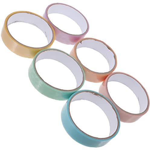 Homoyoyo 6 Rollen Teiliges Farbige Klebebänder mit Klebrigen Bällen Lustige Bastelkleber für Stressabbauendes Sicherem Leicht und Tragbar für Kreative Projekte Homoyoyo 6 Rollen Teiliges Farbige Klebebänder mit Klebrigen Bällen Lustige Bastelkleber für Stressabbauendes Sicherem Leicht und Tragbar für Kreative Projekte von Homoyoyo