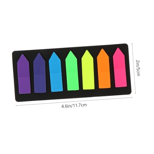Homoyoyo 6 Sätze Farbige Index Haftnotizen Selbstklebende Memo Pads mit Reißbarer Oberfläche Beschreibbare Klebezettel für Büro Schule Zuhause Haftfest und Langlebig von Homoyoyo