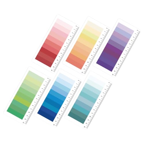 Homoyoyo 6 Sätze Farbverlauf Haftmarker Selbstklebend Tragbare Page Marker für Büro Schule Zuhause pro Praktische Schmale Notizzettel Tabs Homoyoyo 6 Sätze Farbverlauf Haftmarker Selbstklebend Tragbare Page Marker für Büro Schule Zuhause pro Praktische Schmale Notizzettel Tabs von Homoyoyo