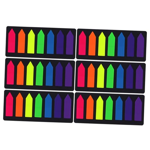 Homoyoyo 6 Sätze Fluoreszierende Index Haftnotizen Bunt Reißbare Pet Klebezettel für Büro Schule Praktische Klassifizierungsaufkleber zum Beschriften und Markieren von Dokumenten Homoyoyo 6 Sätze Fluoreszierende Index Haftnotizen Bunt Reißbare Pet Klebezettel für Büro Schule Praktische Klassifizierungsaufkleber zum Beschriften und Markieren von Dokumenten von Homoyoyo