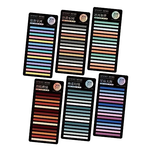 Homoyoyo 6 Sätze Pet Page Marker Sticker Transparent Selbstklebend Feine Bunte Buchregister für Büro Schule Zuhause Langlebige Haftnotizen mit Starker Klebkraft und Klarem Schriftbild Homoyoyo 6 Sätze Pet Page Marker Sticker Transparent Selbstklebend Feine Bunte Buchregister für Büro Schule Zuhause Langlebige Haftnotizen mit Starker Klebkraft und Klarem Schriftbild von Homoyoyo