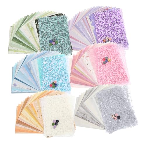 Homoyoyo 6 Sets Junk Journal Zubehör Scrapbook Papier Journaling Zubehör Scrapbook Zubehör Scrapbook Materialien Strukturpapier Zum Papierbasteln Strukturpapier Für Lesezeichen von Homoyoyo