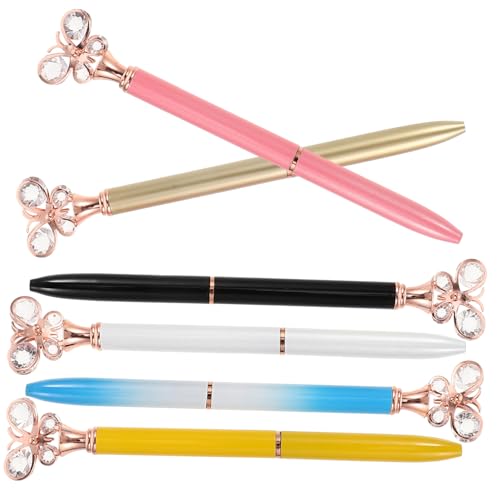 Homoyoyo 6 Stück Diamond Butterfly Stift Schmetterling Erwachsene Schüttgut Stifte Rollenstift Büro Briefpapier Schulbedarf Diamond -kugelschreiber Homoyoyo 6 Stück Diamond Butterfly Stift Schmetterling Erwachsene Schüttgut Stifte Rollenstift Büro Briefpapier Schulbedarf Diamond -kugelschreiber von Homoyoyo