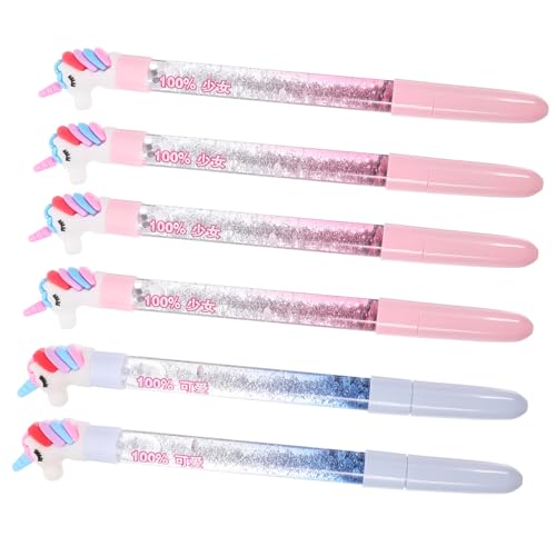 Homoyoyo 6 Stück Einhorn Kugelschreiber mit Flüssiger Ergonomisch Gestaltete Schreibstifte für Schüler Langlebig und Glatt Schreibend Niedliche Notizstifte als Geburtstagsgeschenk Homoyoyo 6 Stück Einhorn Kugelschreiber mit Flüssiger Ergonomisch Gestaltete Schreibstifte für Schüler Langlebig und Glatt Schreibend Niedliche Notizstifte als Geburtstagsgeschenk von Homoyoyo