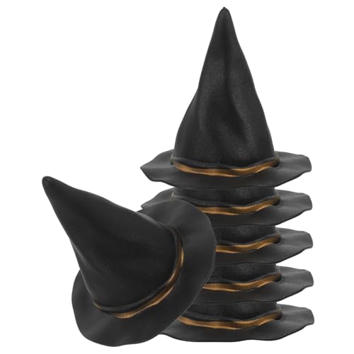 Homoyoyo 6 Stück Halloween Mini Hexenhüte aus Hochwertigem Material Langlebig und Reißfest Partydekoration für Flaschen für Halloween Party und Lustige Feierlichkeiten Homoyoyo 6 Stück Halloween Mini Hexenhüte aus Hochwertigem Material Langlebig und Reißfest Partydekoration für Flaschen für Halloween Party und Lustige Feierlichkeiten von Homoyoyo