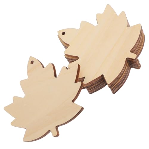 Homoyoyo 6 Stück Holzchip DIY Thanksgiving-Hängeetiketten Holzblätter zum Basteln Holzformen für Handwerk Holzblätterdekor Wanddekoration aus Holzblättern Herbstblatt-Tags Beige Homoyoyo 6 Stück Holzchip DIY Thanksgiving-Hängeetiketten Holzblätter zum Basteln Holzformen für Handwerk Holzblätterdekor Wanddekoration aus Holzblättern Herbstblatt-Tags Beige von Homoyoyo