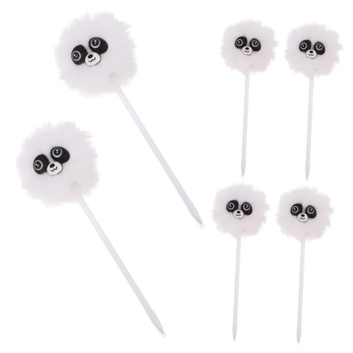 Homoyoyo 6 Stück Kugelschreiber mit Flauschigem Pompon und Augenmotiv Schwarze Kugelschreiber für Schüler Niedliche Schreibstifte mit Klarer Tinte Kreative Stifte für Notizen und Homoyoyo 6 Stück Kugelschreiber mit Flauschigem Pompon und Augenmotiv Schwarze Kugelschreiber für Schüler Niedliche Schreibstifte mit Klarer Tinte Kreative Stifte für Notizen und von Homoyoyo