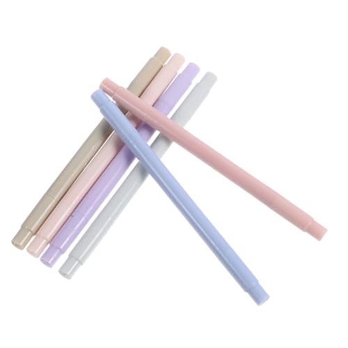 Homoyoyo 6 Stück Leichte Kleine Textmarker mit Doppelseitiger Spitze Pastellfarbene Marker für Schule und Scrapbooking Wasserbasierte Langlebige Farben für Präzises Markieren und Homoyoyo 6 Stück Leichte Kleine Textmarker mit Doppelseitiger Spitze Pastellfarbene Marker für Schule und Scrapbooking Wasserbasierte Langlebige Farben für Präzises Markieren und von Homoyoyo