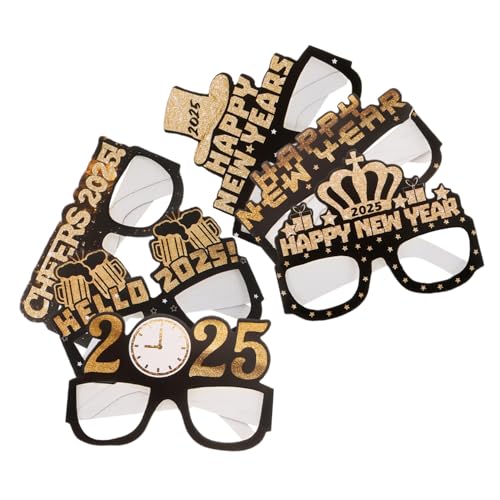 Homoyoyo 6 Stück Lustige Requisitenbrille Sonnenbrille verrückt neujahrsbrillen Erwachsene Neujahrsparty-Brillen Silvesterbrille Eva-Brille nein Silvesterparty Papier Homoyoyo 6 Stück Lustige Requisitenbrille Sonnenbrille verrückt neujahrsbrillen Erwachsene Neujahrsparty-Brillen Silvesterbrille Eva-Brille nein Silvesterparty Papier von Homoyoyo