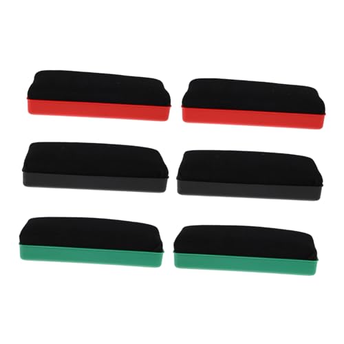 Homoyoyo 6 Stück Magnetischer Whiteboard Radiergummi Ergonomischer Langlebiger Radierer für Schule Büro und Zuhause Für Müheloses Entfernen von Stiftmarkierungen Magnetischen Tafeln von Homoyoyo