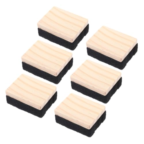 Homoyoyo 6 Stück Mini Holz Tafelschwämme mit Filz für Effektives Reinigen von Kreidetafeln für Schule Büro und Zuhause Leicht und Platzsparend Homoyoyo 6 Stück Mini Holz Tafelschwämme mit Filz für Effektives Reinigen von Kreidetafeln für Schule Büro und Zuhause Leicht und Platzsparend von Homoyoyo