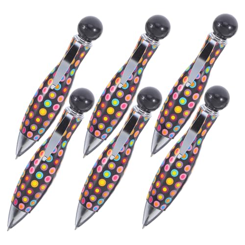 Homoyoyo 6 Stück Mini-bowling-kugelschreiber Für Kinder, Lustiger Und Einzigartiger Drehstift Für Reisen, Schule, Büro Und Kunst, Süßer Und Stilvoller Stift Für Kinder von Homoyoyo