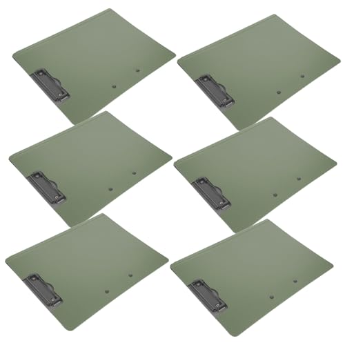 Homoyoyo 6 Stück Multifunktionale Klemmbrettmappe Teilig Drehbare Abdeckung mit Horizontalem Vertikalem Doppelclip Leichter Organizer für Dokumente Schreiben Büro und Konferenzen Homoyoyo 6 Stück Multifunktionale Klemmbrettmappe Teilig Drehbare Abdeckung mit Horizontalem Vertikalem Doppelclip Leichter Organizer für Dokumente Schreiben Büro und Konferenzen von Homoyoyo