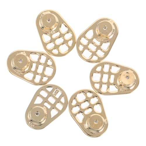 Homoyoyo 6 Stück Ohrstecker Lifter Rückseiten für Schwere Ohrringe Stabilisierende Verschlüsse gegen Hängende Ohrläppchen DIY Ohrschmuck Zubehör Sicherer Halt und Unterstützende Lifter von Homoyoyo