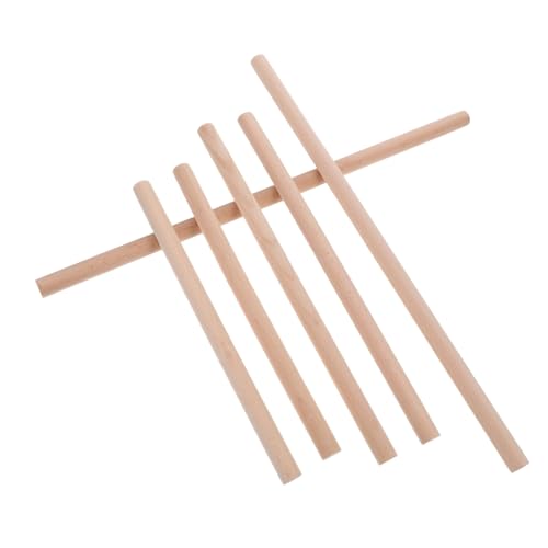 Homoyoyo 6 Stück Runder Stab Holzstäbe Zum Basteln Bastelstäbchen Aus Naturholz Gobelin-aufhängestange Holzstämme Für Das Handwerk Dekorative Baumstämme Holzblockblockstäbchen Beige Buche Homoyoyo 6 Stück Runder Stab Holzstäbe Zum Basteln Bastelstäbchen Aus Naturholz Gobelin-aufhängestange Holzstämme Für Das Handwerk Dekorative Baumstämme Holzblockblockstäbchen Beige Buche von Homoyoyo
