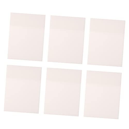 Homoyoyo 6 Stück Selbstklebende Wasserdichte Memo Pads für Büro Schule Leicht Tragbar pro Block für Notizen und Planer von Homoyoyo