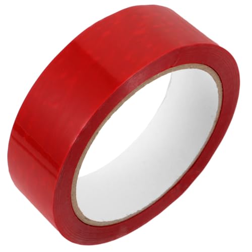 Homoyoyo 6 Stück Sicherheitsband bewegliches Klebeband mit Abroller Rotes manipulationssicheres Klebeband manipulationssicherer Klebstoff Sicherheitssiegel Kein Schadensband das Haustier von Homoyoyo