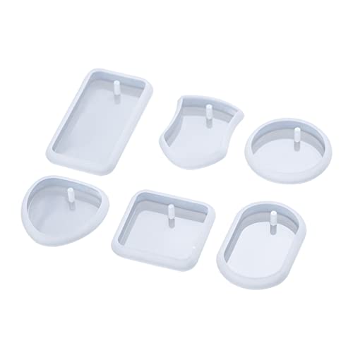 Homoyoyo 6 Stück Silikon Gießformen für Schlüsselanhänger Teiliges für DIY Anhänger Epoxidharz und Bastelbedarf für Kreative und Handwerksprojekte Homoyoyo 6 Stück Silikon Gießformen für Schlüsselanhänger Teiliges für DIY Anhänger Epoxidharz und Bastelbedarf für Kreative und Handwerksprojekte von Homoyoyo