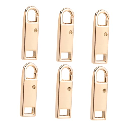 Homoyoyo 6 Stück Teiliges Abnehmbare Metall Zipper Puller Gold Universelles Reißverschluss Reparatur Tool Einfach zu Verwendende Zuglaschen für DIY Reißverschluss Reparatur an Taschen Homoyoyo 6 Stück Teiliges Abnehmbare Metall Zipper Puller Gold Universelles Reißverschluss Reparatur Tool Einfach zu Verwendende Zuglaschen für DIY Reißverschluss Reparatur an Taschen von Homoyoyo