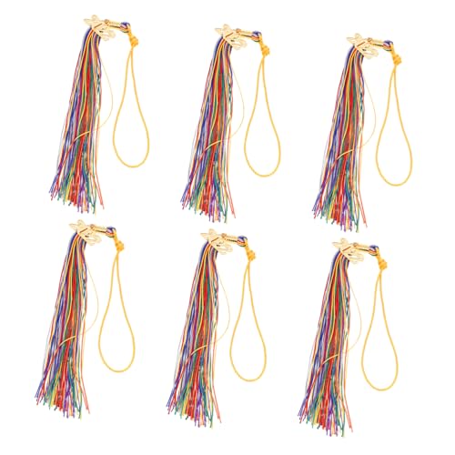 Homoyoyo 6 Stück Teiliges Abschluss Hut Quasten Anhänger Robuste und Langlebige Dekoration für Doktorhut und Akademische Robe Geeignet für Foto partys und Abschlussfeiern Originelles Homoyoyo 6 Stück Teiliges Abschluss Hut Quasten Anhänger Robuste und Langlebige Dekoration für Doktorhut und Akademische Robe Geeignet für Foto partys und Abschlussfeiern Originelles von Homoyoyo