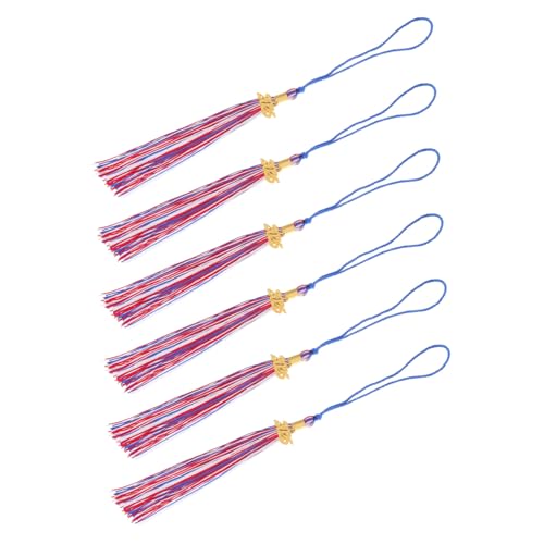 Homoyoyo 6 Stück Teiliges Abschlussquasten mit Charm Universelles Zubehör für Graduierungsfeiern Einfache Montage Stilvolles und Festliches Design für Absolventen Geeignet Homoyoyo 6 Stück Teiliges Abschlussquasten mit Charm Universelles Zubehör für Graduierungsfeiern Einfache Montage Stilvolles und Festliches Design für Absolventen Geeignet von Homoyoyo